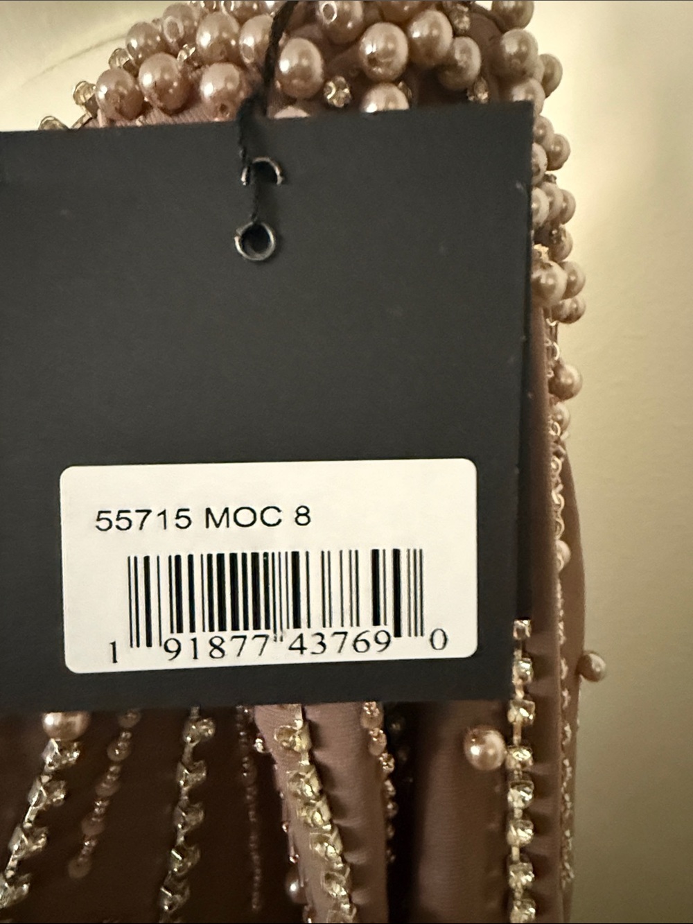 Mac Duggal Taupe Mocha Beaded Long Sleeve Maxi Gown 
Sizes available 8, 14 ,16 - Picture 2 of 8